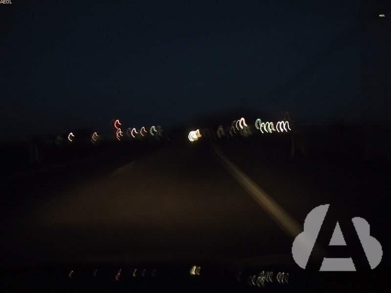 Por la noche, la agudeza visual...