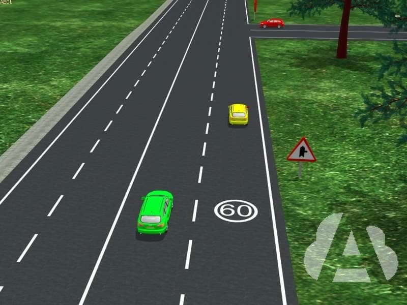 La señal de velocidad máxima pintada sobre un carril, ¿qué indica?